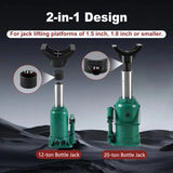 2-in-1 Bottle Jack Axle Adapter Lifting Saddle for 12-ton 20-ton Bottle Jacks – product image 3
