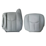 2003 2004 2005 2006 For Chevy Silverado GMC Sierra Leather Seat Cover Gray 922 – product image 3