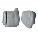 2003 2004 2005 2006 For Chevy Silverado GMC Sierra Leather Seat Cover Gray 922 – product image 4