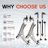 2019-2023 Jeep Cherokee Front Inner Outer Tie Rod End Kit 4pc 68273357AE – product image 9