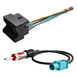 Radio Wiring Harness and Antenna Adapter for 2002-2007 Volkswagen Jetta Golf Passat - view 2