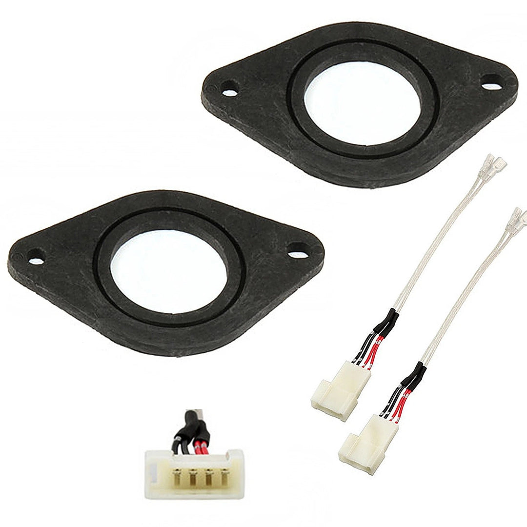 Dash Tweeter Adapter Rings and Harnesses for Toyota Tacoma Scion xB - view 1