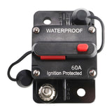 60A Manual Reset Circuit Breaker for 12V-36V Trolling Motor Audio - view 1