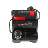 60A Manual Reset Circuit Breaker for 12V-36V Trolling Motor Audio - view 5