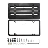 License Plate Bracket and Black Frame for Car Truck - view 1