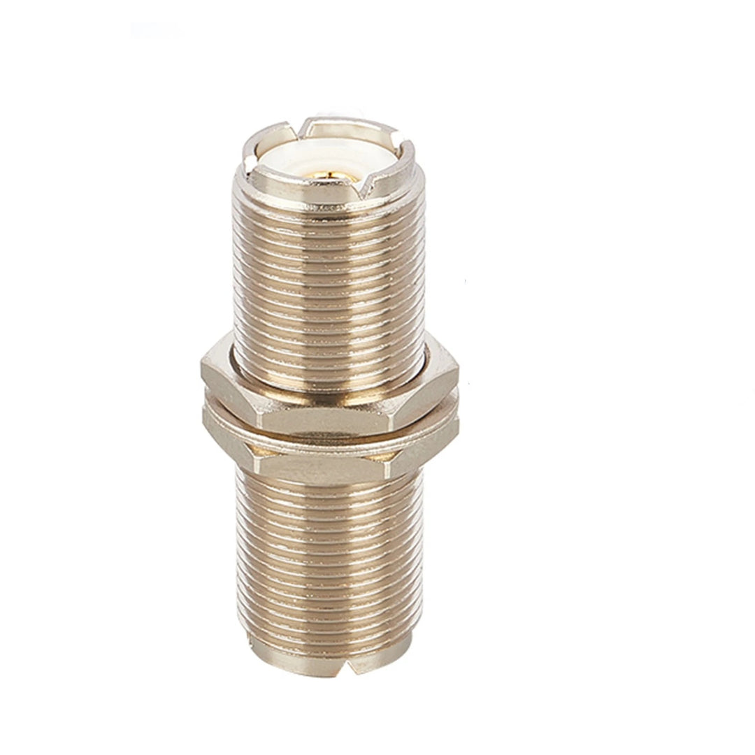SO-239 Bulkhead Coax Coupler for CB Ham Radio with PL-259 Plug - view 1