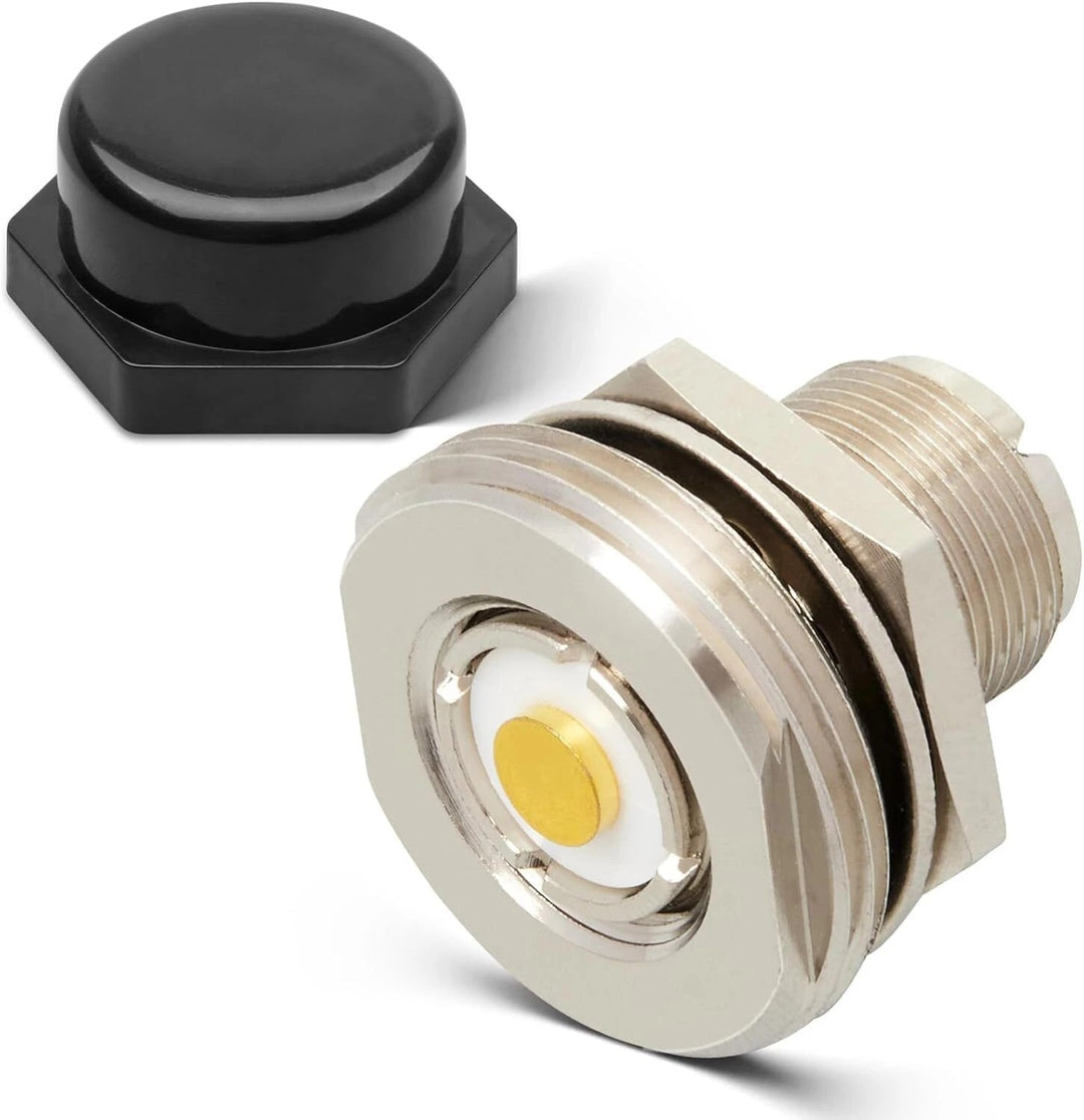 NMO-to-PL-259 Coax Connector with Mount Cap for Mobile Ham Radio - view 1