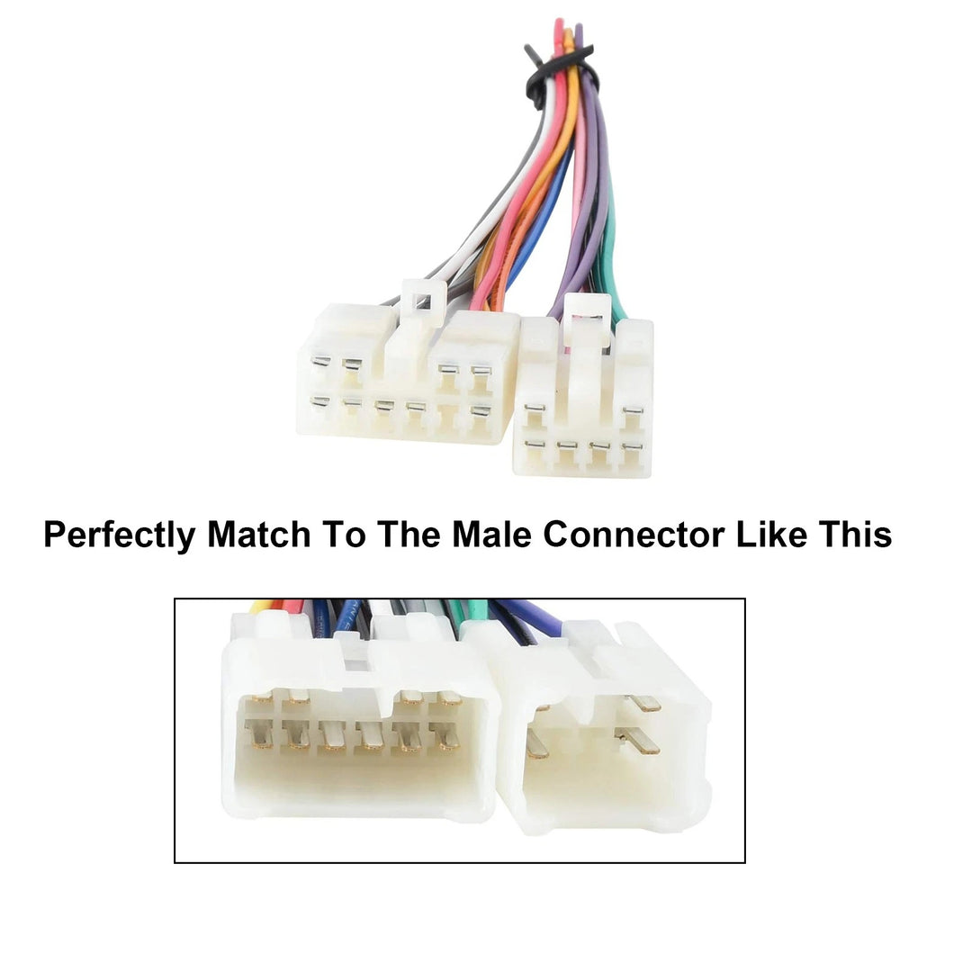 Factory Radio Wiring Harness for 1993-2019 Toyota Models Non-JBL - view 1