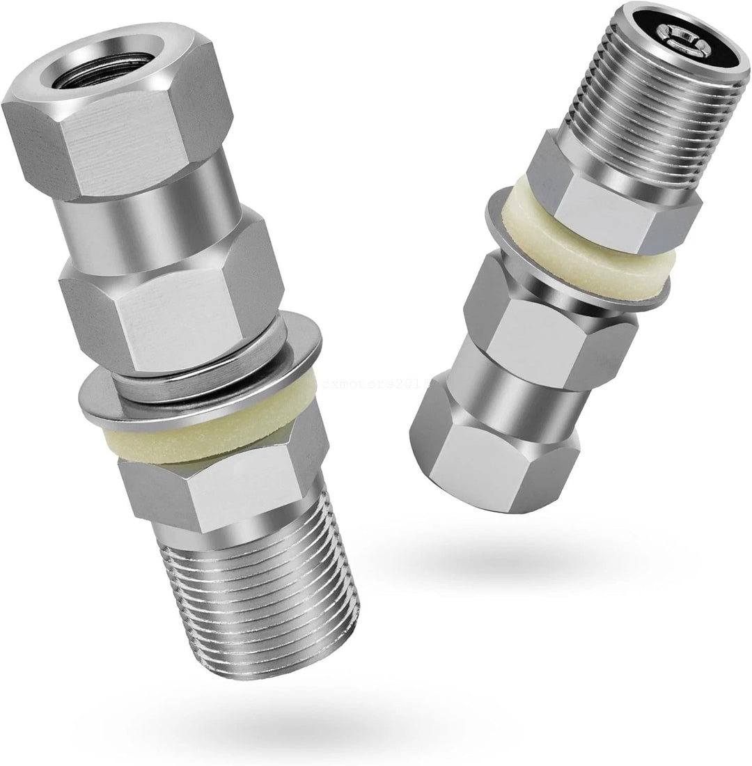 2-Pack 3/8-24-to-SO-239 Antenna Stud Mounts for CB Ham Radio - view 1