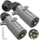 2-Pack 7-Way Trailer Connector Plugs for Ford F-150 F-250 F-350 - view 1