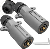 2-Pack 7-Way Trailer Connector Plugs for Ford F-150 F-250 F-350 - view 2