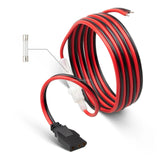 CB Radio Power Cord for Cobra Uniden Connex 3-Pin 16AWG - view 2