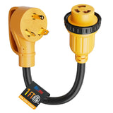 RV Power Cord Adapter NEMA TT-30P to L5-30R 30A 125V - view 1