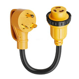 RV Power Cord Adapter NEMA TT-30P to L5-30R 30A 125V - view 7