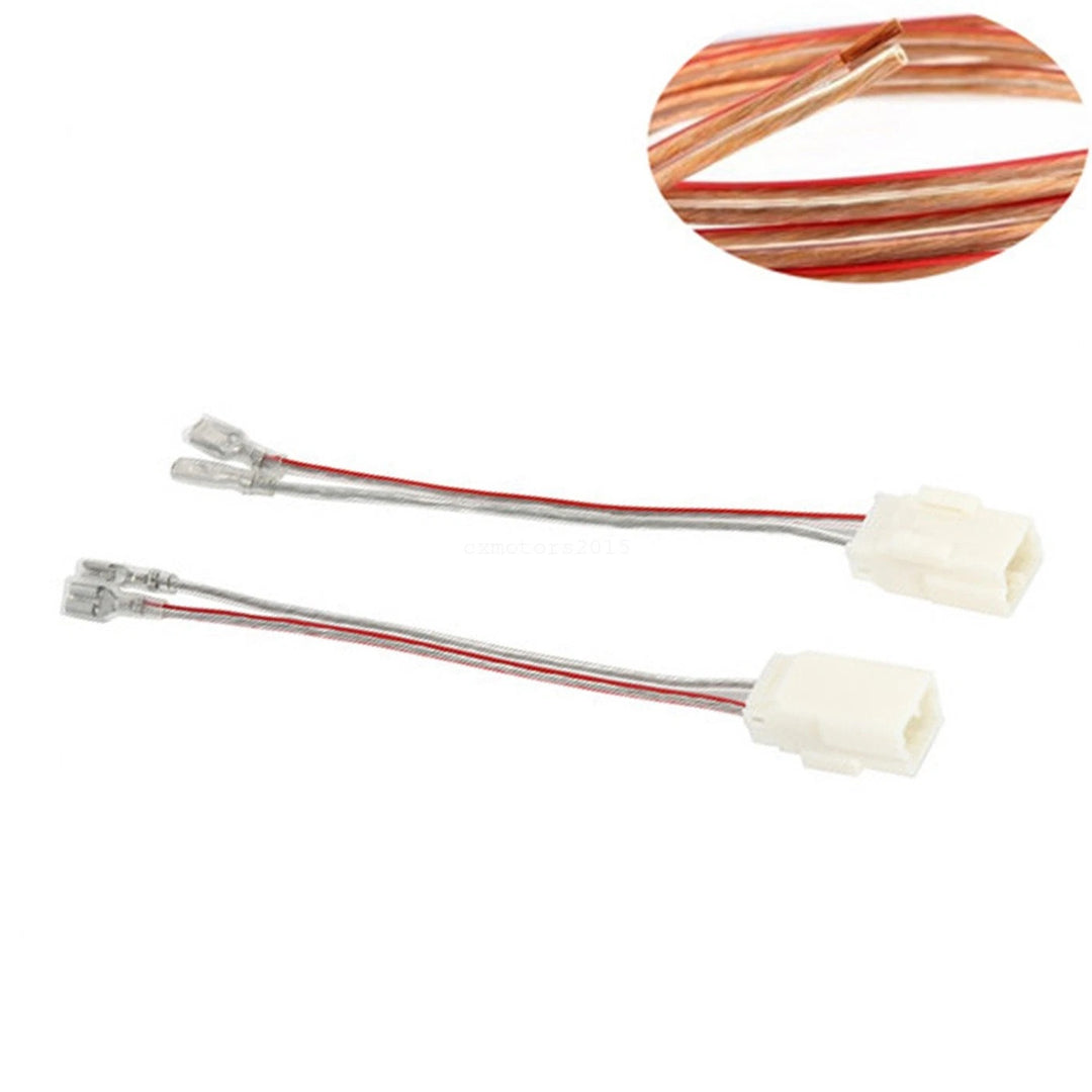 2-Pack Door Speaker Wiring Harness Adapters for Jeep Dodge Chrysler - view 1