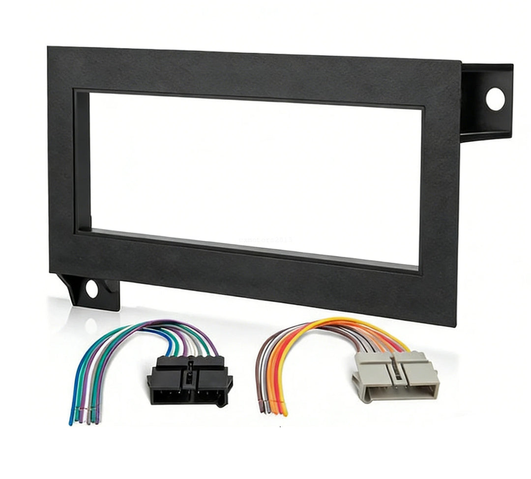 Single DIN Dash Kit and Wiring Harness for Dodge Avenger Ram Jeep - view 1