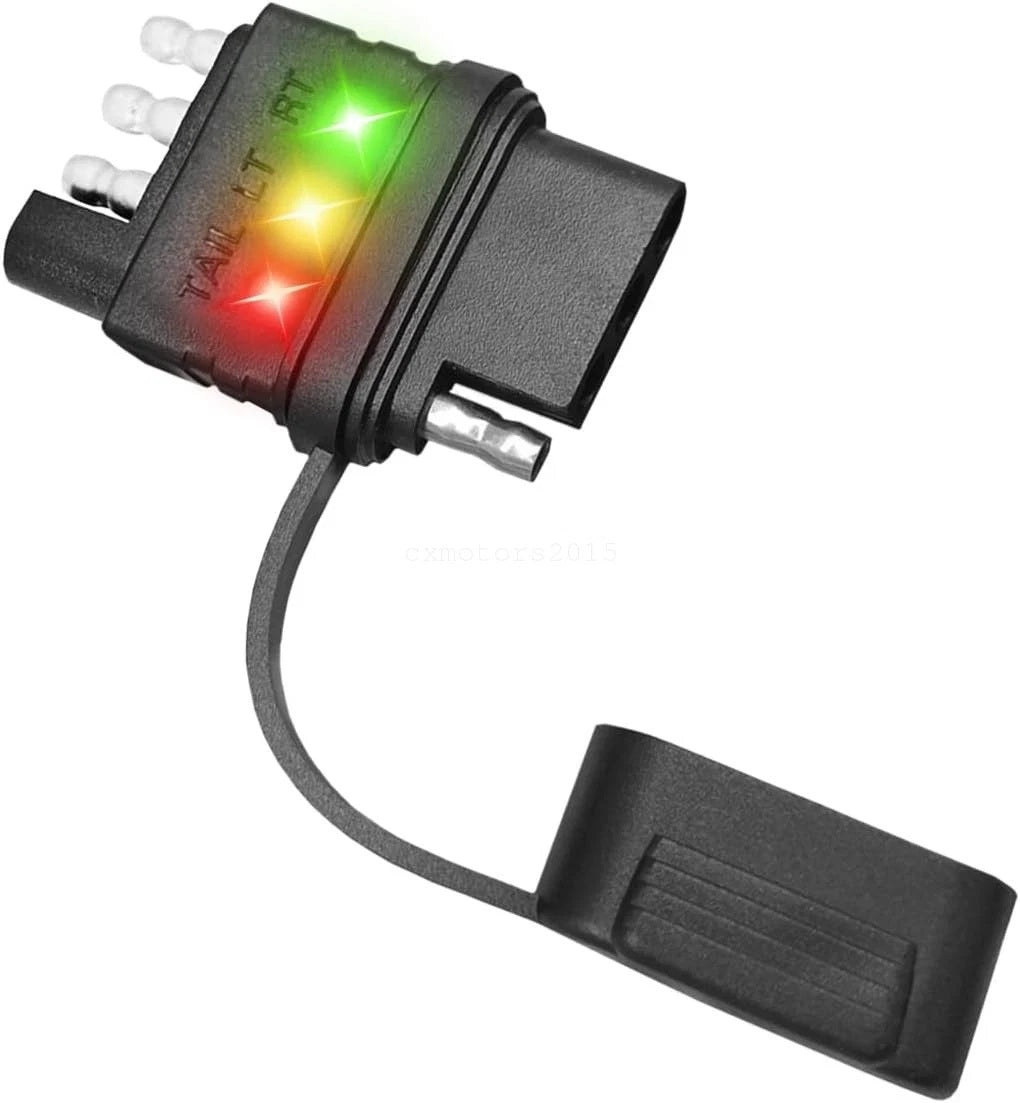 4-Pin Trailer Light Circuit Tester with LED Indicators - view 1
