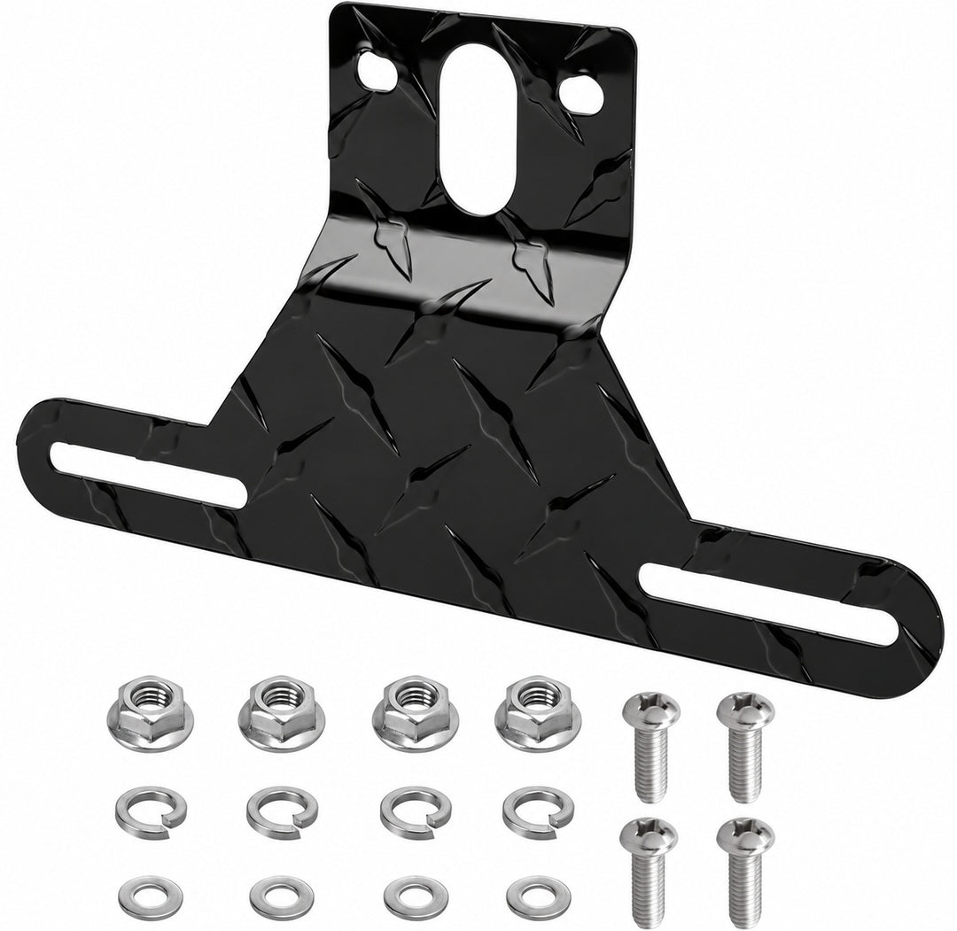 Aluminum License Plate Light Bracket for RV Trailer Boat Truck - view 1