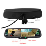 4.3-Inch Backup Camera Rearview Mirror Monitor for Chevrolet Silverado GMC Sierra - view 2