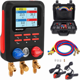 Digital Four-Valve AC Manifold Gauge Set RMG4DB-BK - product image