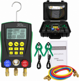 HVAC Digital Manifold Gauge Set with Hoses HVAC SET-01 - product image