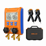 Elitech Digital Manifold Gauge with Temperature Clamps LMG-10 - product image