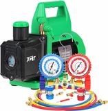 AC Vacuum Pump and Manifold Gauge Kit 4.5 CFM PBMT-MINI-4.5CFMT02 - product image