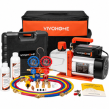 VIVOHOME 5 CFM Two Stage Vacuum Pump and Gauge Kit VH1783 - product image