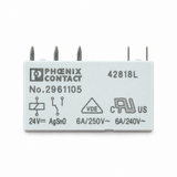 10-Pack 2961105 24VDC 6A 5-Pin Phoenix Contact Power Relays