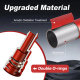 2pc Aluminum Heater Core Tube Coolant Hose Connectors for Lincoln 15032062 – product image 2