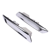 2pcs Front Chrome Fender Trim Left & Right For 2014-2016 F10 5-Series Sedan – product image