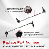 2Pcs Front Side Sway Bar Link for 2006-2013 Land Rover Range Rover Sport RBM500150 – product image 8