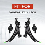 2Pcs Left & Right Front Lower Control Arms Set for Lexus LS430 2001-2006 48620-50050 – product image 6