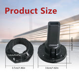 2PCS Upper Radiator Mount Bushing Bracket and Sleeve for BMW 17117596922 – product image 3