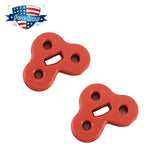 2Piece Rear Exhaust Muffler Insulator Hanger for Jaguar 3.0L 5.0L 2010‑2019 – product image