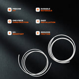 2x 65" Panoramic Sunroof Glass Track Guided Ribbons for Toyota RAV4/Prim 18-24 63205-0E040 – product image 5