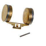2x brass carburetor float with pin for Yamaha 1973-1974 TX650 TX750 US – product image 3