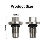 2x Engine Coolant Bleeder Screw Kit for Audi A6 A7 S4 S5 Supercharged V6 3.0L – product image 2