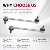 2X Front Sway Bar Links for 2016-2022 Chevrolet Spark 95167261 – product image 3