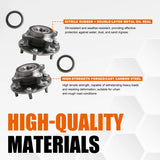 2x Front Wheel Bearing Hub Assembly for 2005-2021 Toyota Tacoma 4WD 4x4 4350204080 – product image