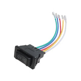 2X Power Window 5 Pre-Wired Rocker Switch Universal Up/Down Illuminate LED – product image