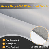 2x Single Patio Chair Covers for Dust-proof Waterproof and UV Protection – product image