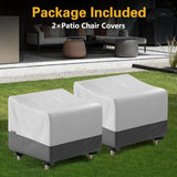 2x Single Patio Chair Covers for Dust-proof Waterproof and UV Protection – product image 2