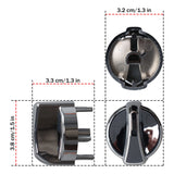 3 Pieces AC Heater Control Knobs Replace for 1987-1996 Peterbilt 357 1210001000 – product image