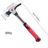 16 oz Stainless Steel Straight Rip Claw Hammer with Textured Grip – view 8