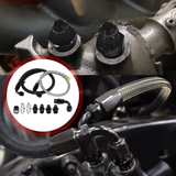 GM LS Swap Power Steering Hose Kit with PTFE Pressure & Rubber Return Lines – view 7