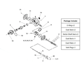 Sector Shaft Seal Kit for Sheppard M90 M100 Steering Gear, 5544881 – view 3