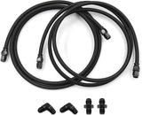 6AN PTFE Transmission Cooler Line Kit, Two 7-Foot Hoses – view 1