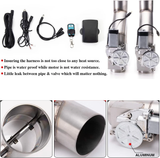 0300510A Dual 2.5-Inch Electric Exhaust Y-Pipe Valve Kit with Remote – view 2