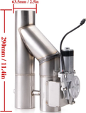 0300510A Dual 2.5-Inch Electric Exhaust Y-Pipe Valve Kit with Remote – view 3